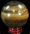 Polished Tigers Eye Sphere #37686-2